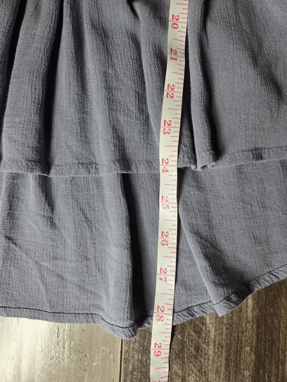Knox Rose Sleeveless Lace Trim Peplum Top Women’s Medium Slate Blue - Picture 8 of 16
